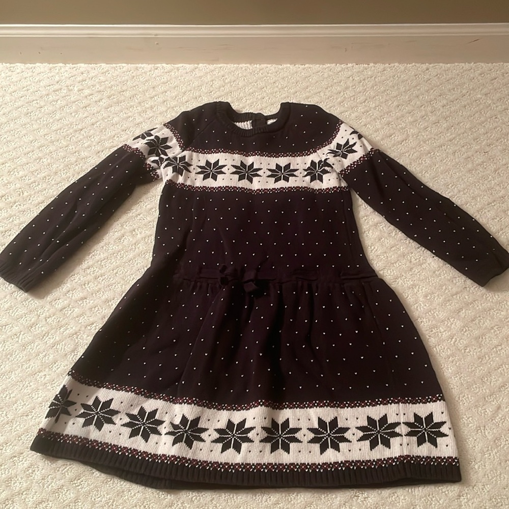 Gymboree Snowflake Sweater Dress Sz.6